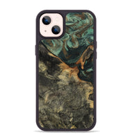 iPhone 14 Plus Wood Phone Case - Natalie (Green, 802078)