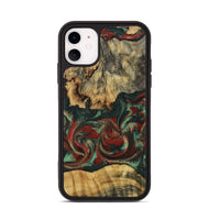 iPhone 11 Wood Phone Case - Oaklynn (Green, 802079)