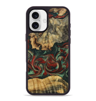 iPhone 16 Plus Wood Phone Case - Oaklynn (Green, 802079)