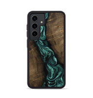 Galaxy S24 Wood Phone Case - Bernice (Green, 802080)
