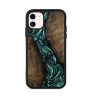 iPhone 11 Wood Phone Case - Bernice (Green, 802080)