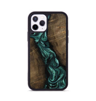 iPhone 11 Pro Wood Phone Case - Bernice (Green, 802080)