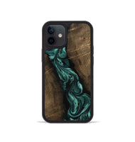 iPhone 12 mini Wood Phone Case - Bernice (Green, 802080)