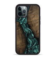 iPhone 12 Pro Max Wood Phone Case - Bernice (Green, 802080)