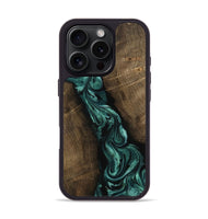 iPhone 16 Pro Wood Phone Case - Bernice (Green, 802080)