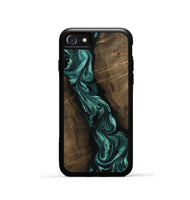 iPhone SE Wood Phone Case - Bernice (Green, 802080)