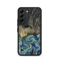 Galaxy S22 Wood Phone Case - Lawanda (Green, 802082)