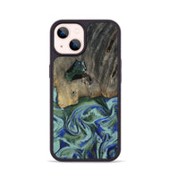 iPhone 14 Wood Phone Case - Lawanda (Green, 802082)