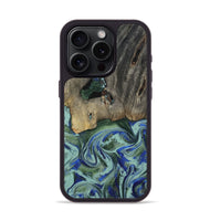 iPhone 15 Pro Wood Phone Case - Lawanda (Green, 802082)