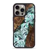 iPhone 16 Pro Max Wood Phone Case - Shirley (Green, 802084)