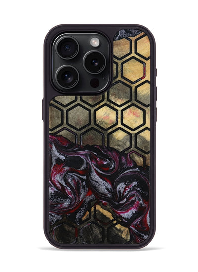 iPhone 15 Pro Wood Phone Case - Linsey (Pattern, 802087)