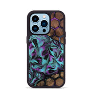 iPhone 14 Pro Wood Phone Case - Coleen (Pattern, 802089)