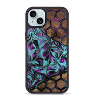 iPhone 15 Plus Wood Phone Case - Coleen (Pattern, 802089)