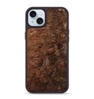 iPhone 15 Plus Wood Phone Case - Kaysen (Wood Burl, 802100)