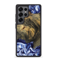 Galaxy S25 Ultra Wood Phone Case - Lori (Blue, 802108)