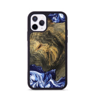 iPhone 11 Pro Wood Phone Case - Lori (Blue, 802108)
