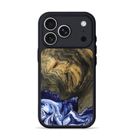 iPhone 17 Pro Wood Phone Case - Lori (Blue, 802108)