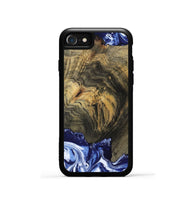 iPhone SE Wood Phone Case - Lori (Blue, 802108)