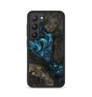 Galaxy S23 Wood Phone Case - Tad (Blue, 802109)