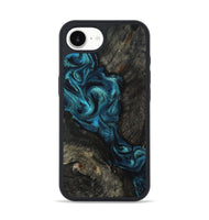 iPhone 16e Wood Phone Case - Tad (Blue, 802109)