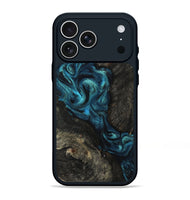 iPhone 17 Pro Max Wood Phone Case - Tad (Blue, 802109)