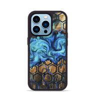 iPhone 14 Pro Wood Phone Case - Mettie (Pattern, 802162)