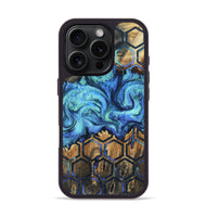 iPhone 16 Pro Wood Phone Case - Mettie (Pattern, 802162)