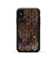 iPhone Xs Wood Phone Case - Vickie (Pattern, 802163)