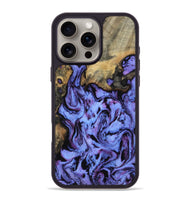 iPhone 16 Pro Max Wood Phone Case - Larry (Purple, 802169)