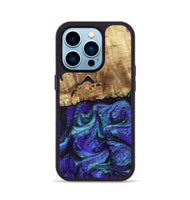 iPhone 14 Pro Wood Phone Case - Lilah (Purple, 802170)