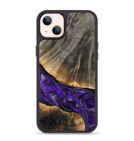 iPhone 14 Plus Wood Phone Case - Miller (Purple, 802171)