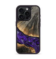 iPhone 15 Pro Wood Phone Case - Miller (Purple, 802171)