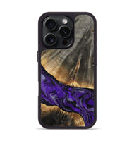 iPhone 16 Pro Wood Phone Case - Miller (Purple, 802171)