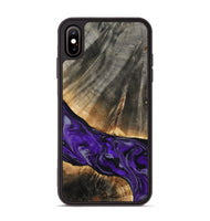 iPhone Xs Max Wood Phone Case - Miller (Purple, 802171)