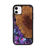 iPhone 11 Wood Phone Case - Sheryl (Purple, 802172)