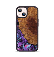 iPhone 14 Wood Phone Case - Sheryl (Purple, 802172)