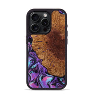 iPhone 15 Pro Wood Phone Case - Sheryl (Purple, 802172)