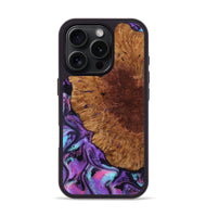 iPhone 16 Pro Wood Phone Case - Sheryl (Purple, 802172)