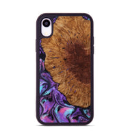 iPhone Xr Wood Phone Case - Sheryl (Purple, 802172)