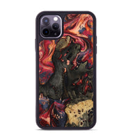 iPhone 11 Pro Max Wood Phone Case - Ensley (Red, 802173)