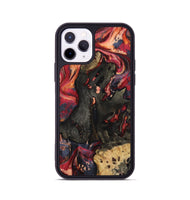 iPhone 11 Pro Wood Phone Case - Ensley (Red, 802173)