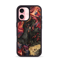 iPhone 16 Wood Phone Case - Ensley (Red, 802173)