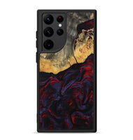 Galaxy S22 Ultra Wood Phone Case - Camren (Red, 802174)