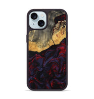 iPhone 15 Wood Phone Case - Camren (Red, 802174)