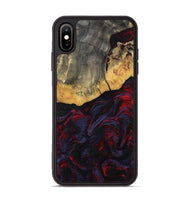 iPhone Xs Max Wood Phone Case - Camren (Red, 802174)