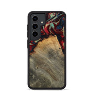 Galaxy S24 Wood Phone Case - Marlon (Red, 802175)