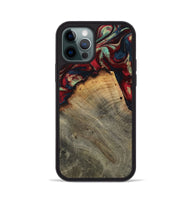 iPhone 12 Pro Wood Phone Case - Marlon (Red, 802175)