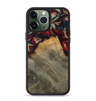 iPhone 13 Pro Max Wood Phone Case - Marlon (Red, 802175)