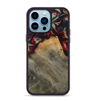 iPhone 14 Pro Max Wood Phone Case - Marlon (Red, 802175)