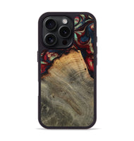 iPhone 16 Pro Wood Phone Case - Marlon (Red, 802175)